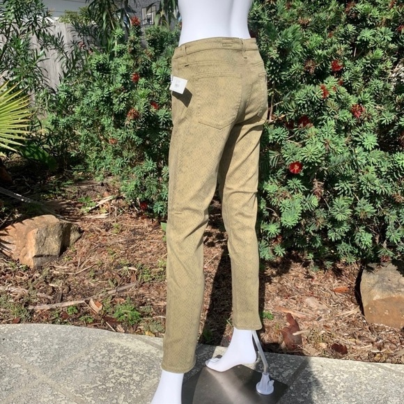 NWT AG Adriano Goldschmied Python Print Skinny Ankle Jeans - Picture 7 of 14